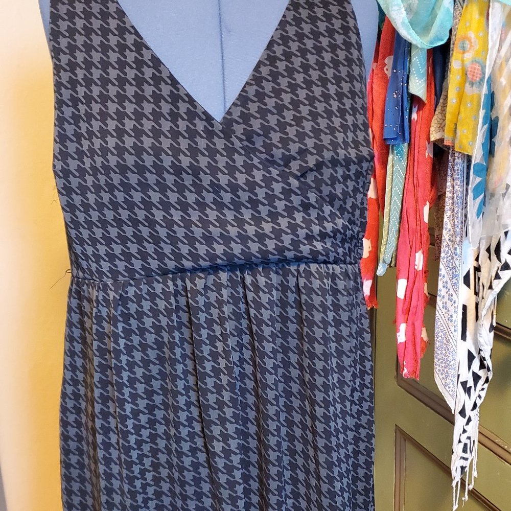 Grey and Black Houndstooth dress